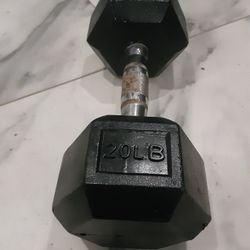 Dumbbell 20 Pound Weight / Exercise ( Pesa De 20 Libras Para Ejercicio )