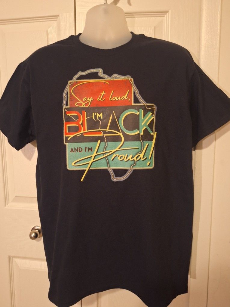 Black History T-Shirts "I'm Black And I'm Proud "