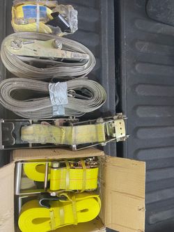 3” ratchet straps