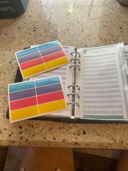 Budget Binder with Sticker Labels