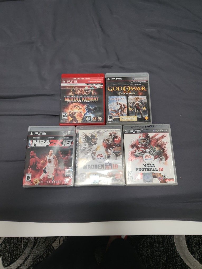 Ps3 With Games $100/best Offer