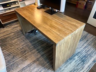 Solid Wood Rustic Style Desk