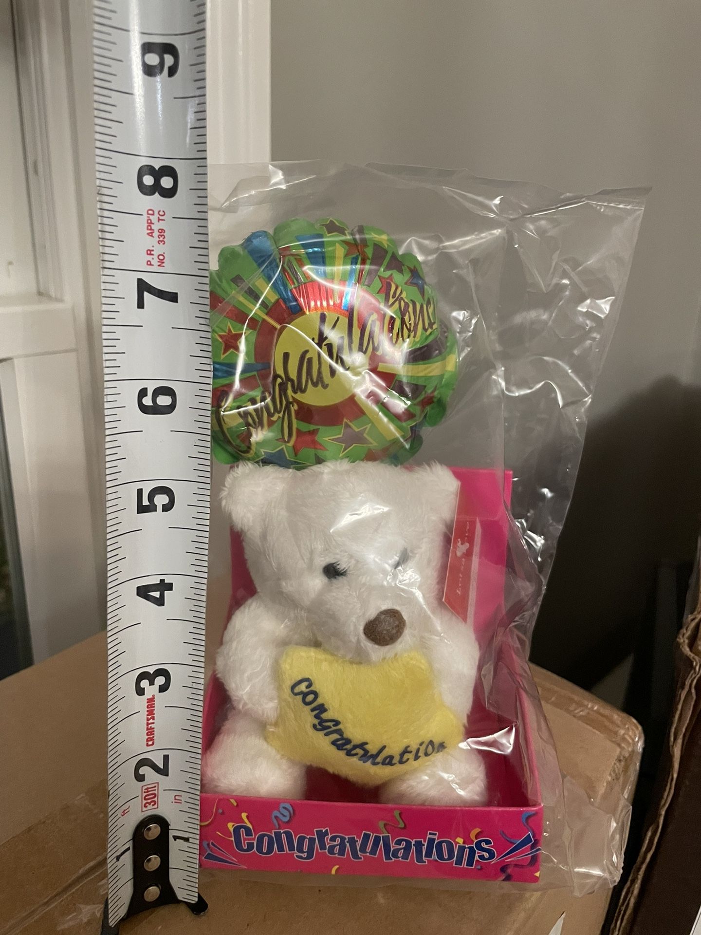 Teleflora Congratulations Bear with Balloon - New