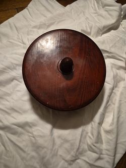 Wood Bowl w/ LID