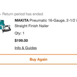 Brand new makita 16 Gauge Nailer 