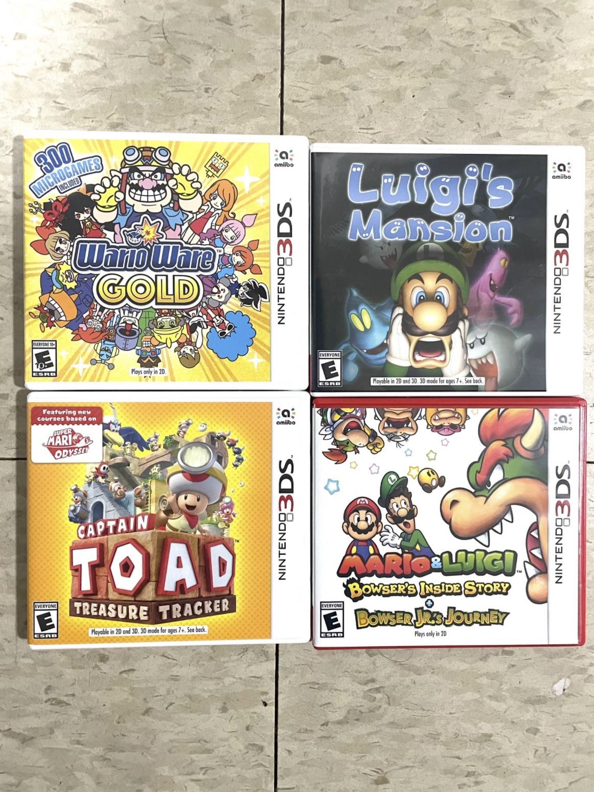 $160 Nintendo 3DS Games Lot
