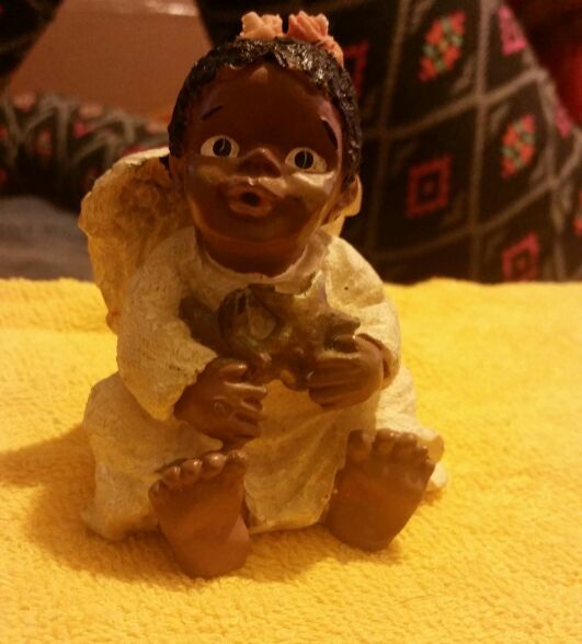 African American angel (cute for Christmas)