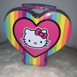 heart shaped Hello Kitty Metal tin 2013