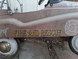 Pedal Car Fire Truck