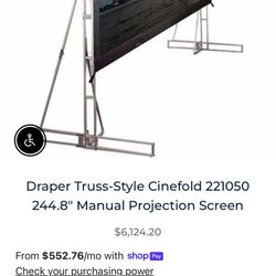 Outdoor Full Movie Set Up