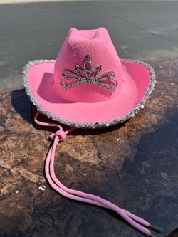 Pink Tiara Cowgirl Hat - Light Up! ✨