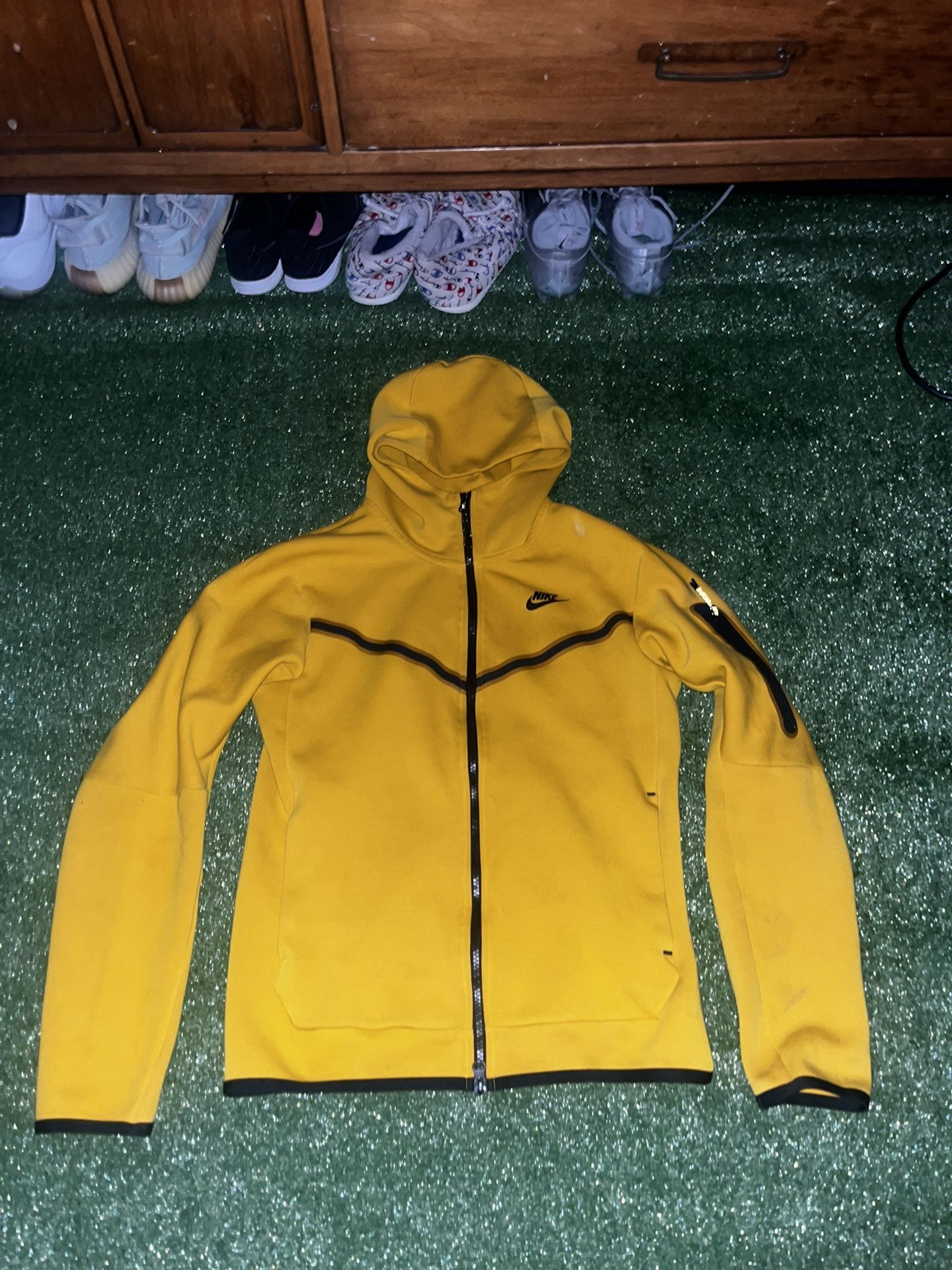 Nike Tech Hoodie Yellow