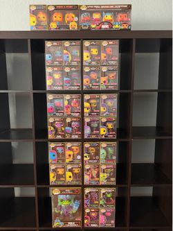 FUNKO POP BLACK LIGHT COLLECTION – 30+ POPS – MARVEL, DISNEY, STRANGER THINGS, HORROR