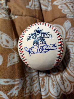 Jered Weaver All Star Signed Ball Psa