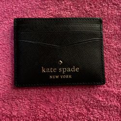 Kate Spade Black Card Holder Very Good Condition 