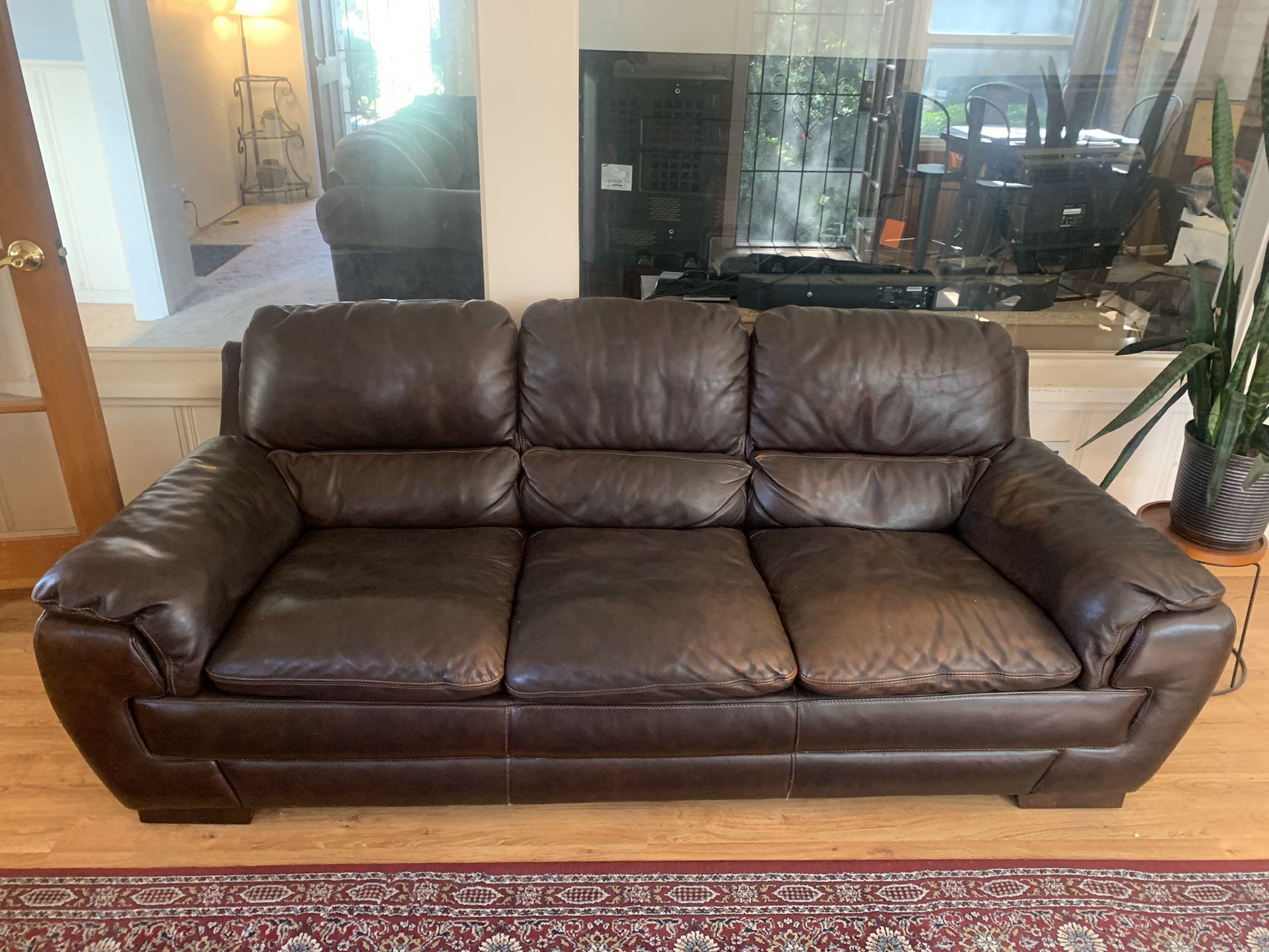 Brown Leather couch