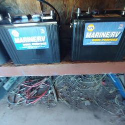 New Deep Cycle Dual Starting And Deep Cycle For Marine RV And More 75 Exchange Each