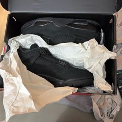 Black Cats Size 8 Brand New Air Jordan 4