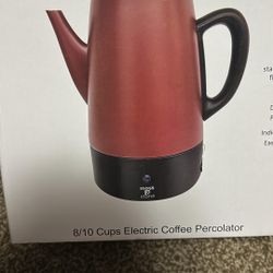Moss & Stone Electric Coffee Percolator + Mystery Gift