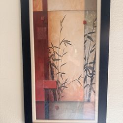 Japense framed print