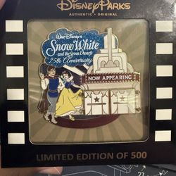 Disney Parks Trading Pin Snow White 75th Anniversary LE
