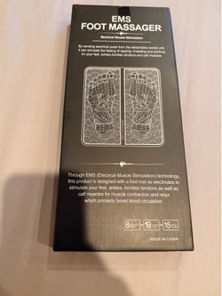 EMS Foot Massager - Electrical Muscle Stimulation