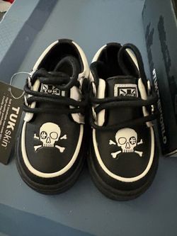 T.U.K. Toddler skull and bone shoes