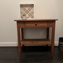 Antique Desk Table With Drawer 