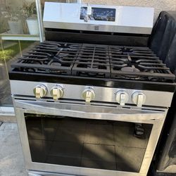 Stainless Steel Gas Range – 5 Burner