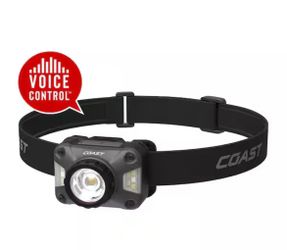 Coast FLX25R 1500 Lumens Rechargeable Flashlight with Voice Activation