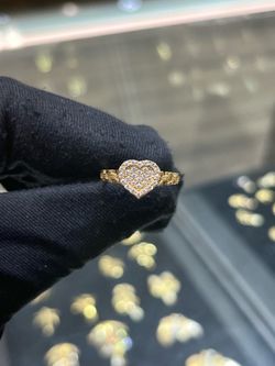 10k Rolex heart ring