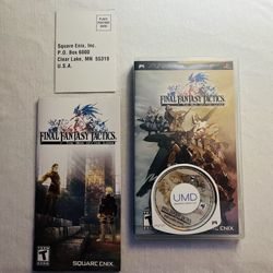 Final Fantasy Tactics: The War of the Lions Game For The PSP