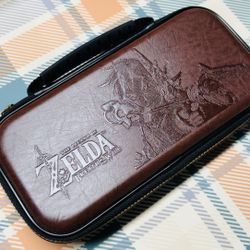 The Legend of Zelda Breath of the Wild Leather Nintendo Switch Carry Case