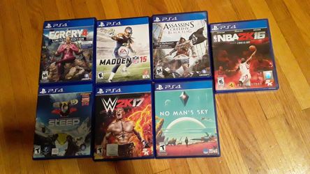 Ps4 games $10 each obo