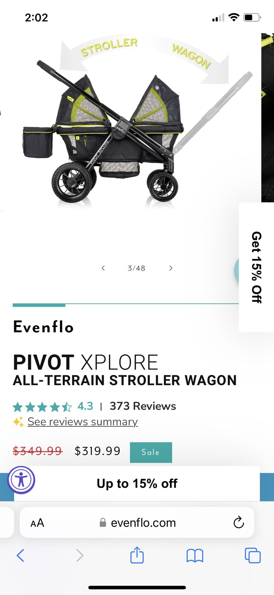 Evenflo Wagon Stroller