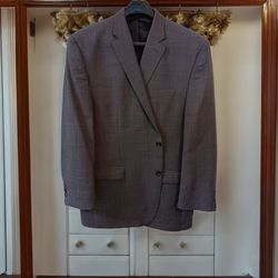 Chaps Est. 1978 Men's Suit Jacket Size 48R Gray Blazer RN90736