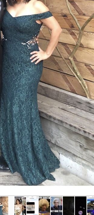 Hunter Green gown