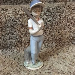 Lladro “Can I Play” Boy Playing Baseball