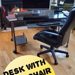 Desk With FREE Chair And Free Delivery Available TODAY ONLY 
