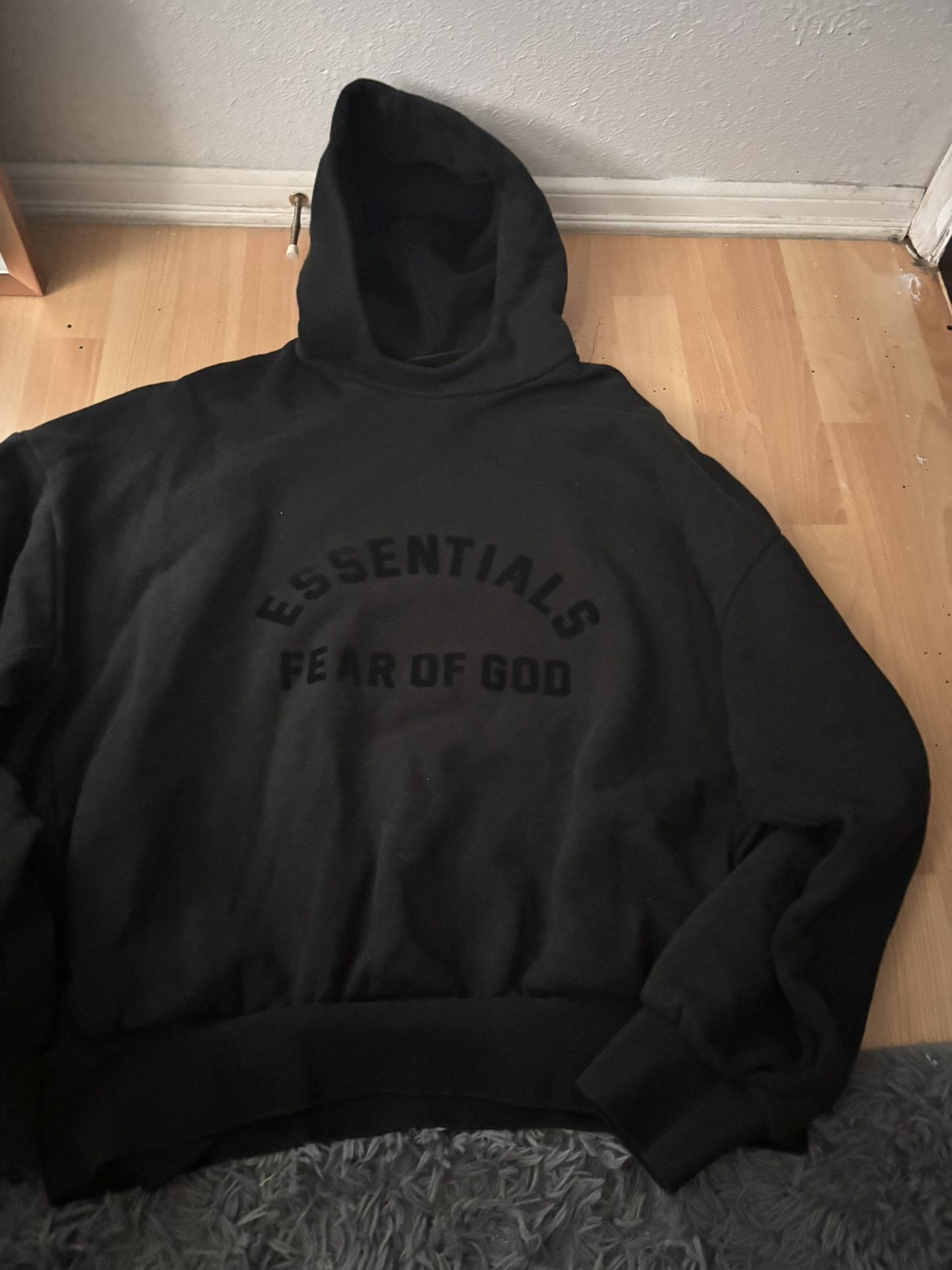 Black Essentials hoodie