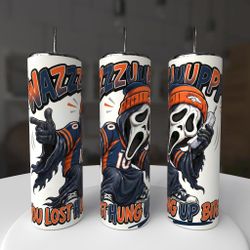 Denver Broncos Football Ghostface Tumbler