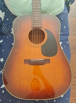 Sigma by Martin DM3S Acoustic Guitar with a Guitar Stand