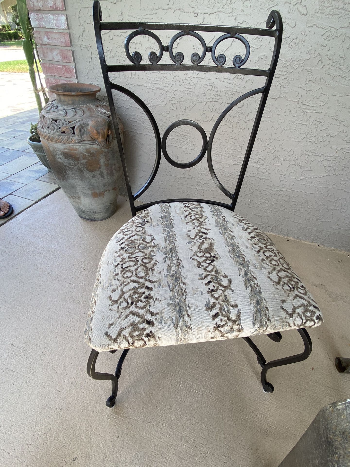 Wrought Iron Chairs (4)