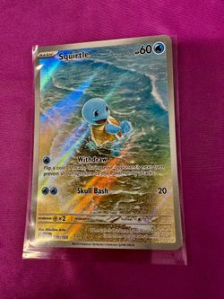pokemon cards legendary ex full art SQUIRTLE Full Art 170/165 Pokémon 151 – Atomic Void