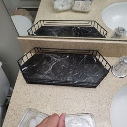Black Vanity Tray