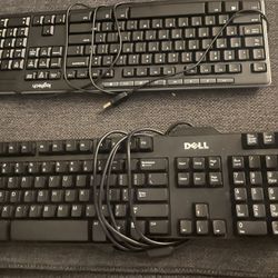 Office Keyboard Dell And Logitech