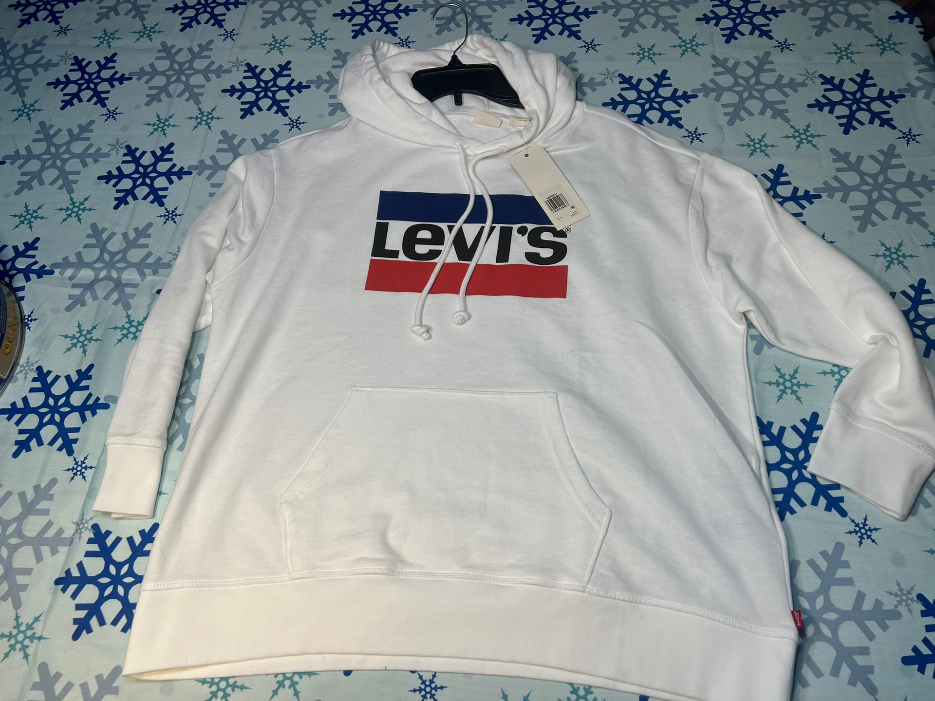 Levi's White Hoodie 1X . New With Tags