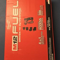 Milwaukee FUEL 12V 4-in-1 Installation Drill Driver Kit with 4-Tool Heads Brand New No Low Offers/Trades, Pls. Pick up in Burien Yes Available 
