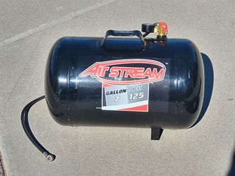 Airstream 7 Gallon Portable Air Tank, 125 PSI, with Gauge and Hose