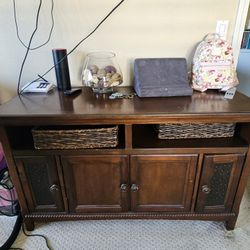 End Table With Cabinet Storage